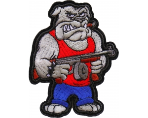 Bulldog Machine Gun Patch Bulldog Machine Gun Patch