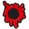 Bullet Hole Patch Blood Red