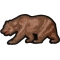 California Bear Iron on Patch