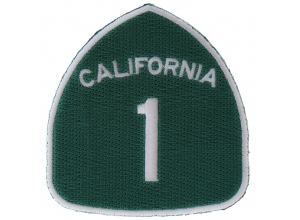 California Route 1 Patch | Embroidered Biker Patches