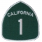 California Route 1 Patch