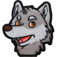 Cartoon Wolf Patch