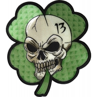 Clover Skull Large Back Patch