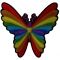 Colorful Butterfly Patch