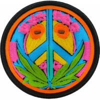 Colorful Peace Patch Embroidered