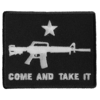 Come And Take It Star Machine Gun Patch | Embroidered Patches