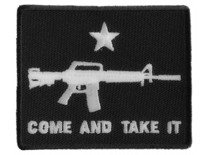 Come And Take It Star Machine Gun Patch | Embroidered Patches