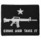 Come and Take It Star Machine Gun Patch