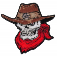 Cowboy Skull Small Patch | Embroidered Patches