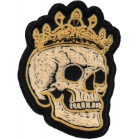 Crown Skull Patch Embroidered