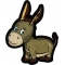 Cute Baby Donkey Patch