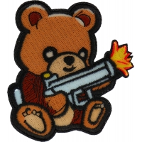 Cute Bear Machine Gun Patch