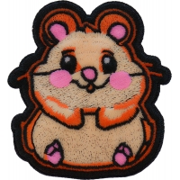 Cute Hamster Iron on Patch