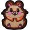 Cute Hamster Iron on Patch