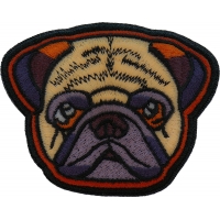Cute Pug Dog Iron on Patch