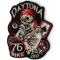Daytona 2017 Bike Week Biker Skull Iron on Patch