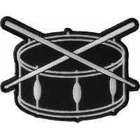 Drum and Sticks Music Band Patch