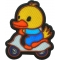 Duck on Board Bike Patch