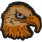 Eagle Head Iron on Patch
