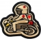 EMT Biker on Motorcycle Patch