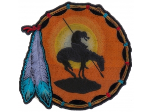 End Of The Trail Medium Patch | Embroidered Patches