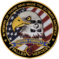 Fallen Heroes POW MIA WIA KIA Memorial Patch