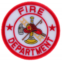 Fire Department Circle Patch | Embroidered Patches