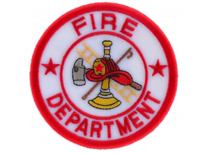 Fire Department Circle Patch | Embroidered Patches