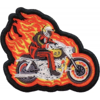 Firemen Biker Patch Embroidered