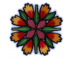 Flower Petals and leaves Mix Patch