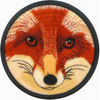 Fox Stare Round Patch