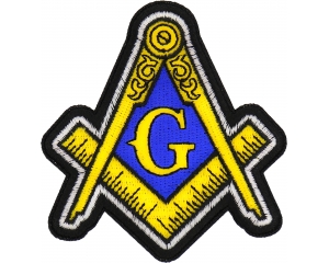 Free Mason Symbol Patch Free Mason Symbol Patch