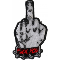 Fuck You Giving the Finger Patch