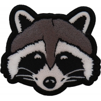 Funny Raccoon Iron on Patch