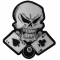 Ace of Spades, 8 Ball and Dice Skull Patch