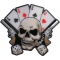 Gambler Skull Large Patch