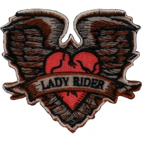 Gothic Heart and Wings Patch