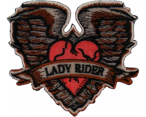 Gothic Heart and Wings Patch