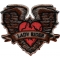 Gothic Heart and Wings Lady Rider Patch