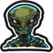 Green Alien Patch