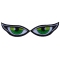 Iron on Green Eye Patches
