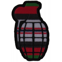 Grenade Patch Afghanistan Colors | US Afghan War Military Veteran Patches