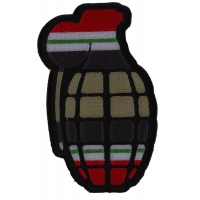 Grenade Patch Iraq War Colors | US Iraq War Military Veteran Patches