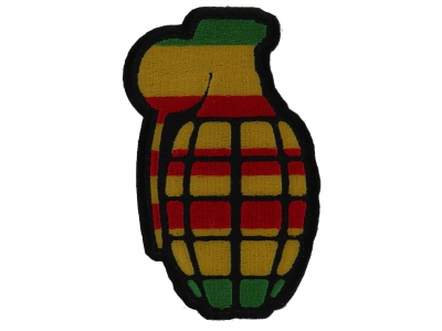 Grenade Patch Vietnam Colors | US Military Vietnam Veteran Patches