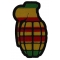 Grenade Iron on Patch Vietnam Colors