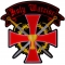Holy Warrior Christian Cross Swords and Holy Grail Patch