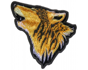 Howling Wolf Small Patch | Embroidered Patches