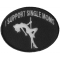 I Support Single Moms Funny Biker Naughty Iron on Patch