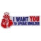 I Want You To Speak English Uncle Sam Patriotic Iron on Patch