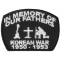 In Memory Of Our Fathers Korean War Patriotic Iron on Patch